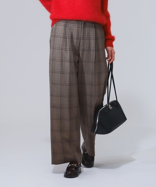B:MING by BEAMS（ビーミングバイビームス）の「チェック柄 パンツ（S～M）（その他パンツ・レディース・ブラウン/グレー・MEDIUM/SMALL）」の22枚目の写真