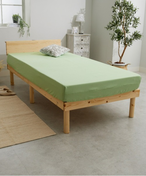 バイカラー カラフル 防ダニ ベッドカバー 枕カバー 寝具 4点セット / ダブル（寝具）｜iellio（イエリオ）