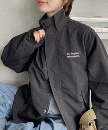 Good Riddance（グッドリダンス）の「セットアップ着用可能！【Good Riddance】胸元ワンポイント ロゴ刺繍 スタンドネック ナイロン ジャケット（ブルゾン・メンズ）」