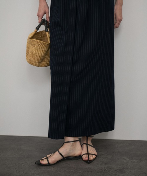 ATON エイトン　サロペット　ワンピース ATON オールインワン 「ATON/エイトン」MICRO COTTON SATIN