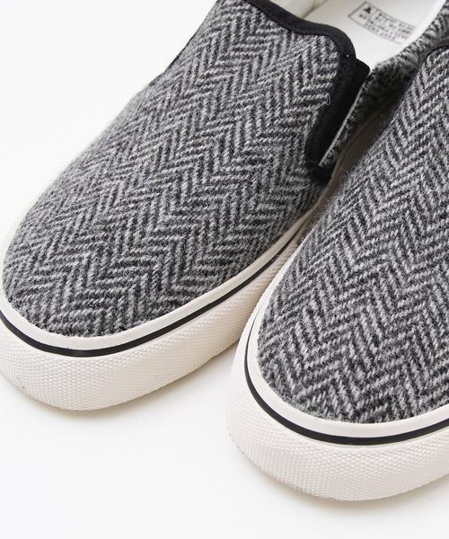 coen（コーエン）の「Harris Tweed （ハリスツイード）スリッポン（スリッポン・メンズ・ネイビー/イエロー/ブラック/グレー・MEDIUM/LARGE/SMALL）」の8枚目の写真