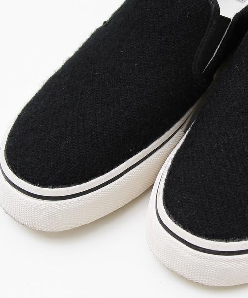 coen（コーエン）の「Harris Tweed （ハリスツイード）スリッポン（スリッポン・メンズ・ネイビー/イエロー/ブラック/グレー・MEDIUM/LARGE/SMALL）」の10枚目の写真