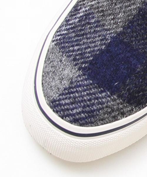 coen（コーエン）の「Harris Tweed （ハリスツイード）スリッポン（スリッポン・メンズ・ネイビー/イエロー/ブラック/グレー・MEDIUM/LARGE/SMALL）」の11枚目の写真