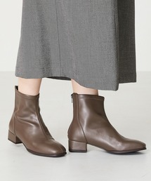 WA ORiental TRaffic | バックジップスクエアトゥストレッチブーツ 42403(ブーツ)