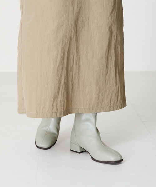 WA ORiental TRaffic（ダブルエーオリエンタルトラフィック）の「バックジップスクエアトゥストレッチブーツ 42403（ブーツ・レディース・ブラック/グレー/ブラウン・S/M/L/LL/3L/SS）」の13枚目の写真