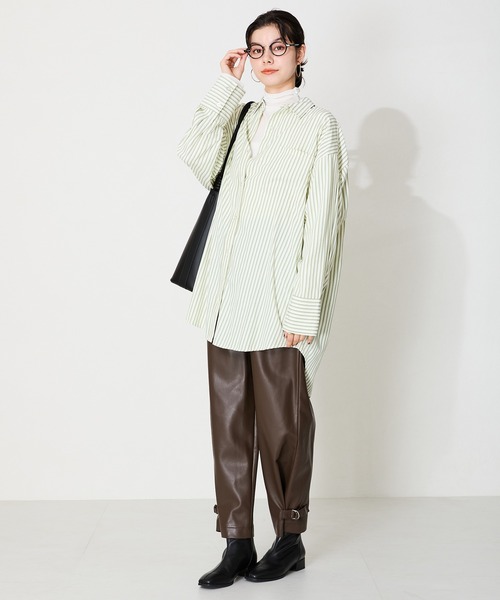 WA ORiental TRaffic（ダブルエーオリエンタルトラフィック）の「バックジップスクエアトゥストレッチブーツ 42403（ブーツ・レディース・ブラック/グレー/ブラウン・S/M/L/LL/3L/SS）」の10枚目の写真