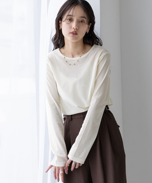 RAGEBLUE（レイジブルー）の「アソートシアートップス（Tシャツ/カットソー・レディース・ホワイト/ライトグリーン/レオパード/ブラック系1/グレー系/ホワイト系その他・FREE）」の4枚目の写真