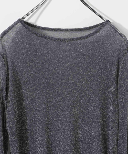 RAGEBLUE（レイジブルー）の「アソートシアートップス（Tシャツ/カットソー・レディース・ホワイト/ライトグリーン/レオパード/ブラック系1/グレー系/ホワイト系その他・FREE）」の9枚目の写真