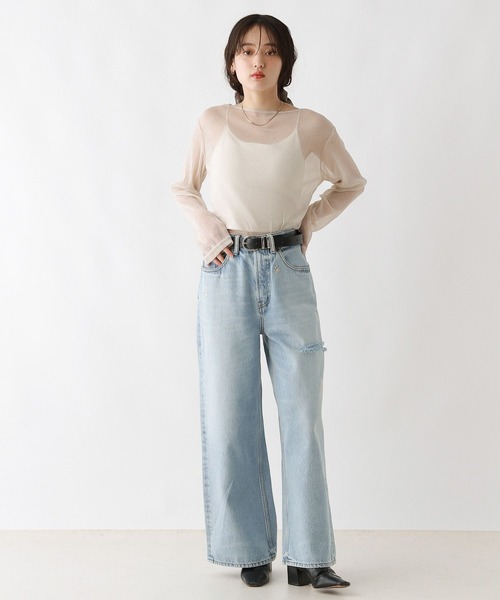 RAGEBLUE（レイジブルー）の「アソートシアートップス（Tシャツ/カットソー・レディース・ホワイト/ライトグリーン/レオパード/ブラック系1/グレー系/ホワイト系その他・FREE）」の18枚目の写真