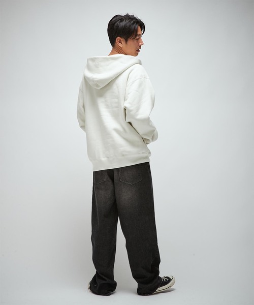 RUSSELL(ラッセル)の「【RUSSELL ATHLETIC】別注 カットオフネックパーカー(パーカー・メンズ・ホワイト×ホワイト/レッド/ライトグレー・LARGE/MEDIUM)」の19枚目の写真