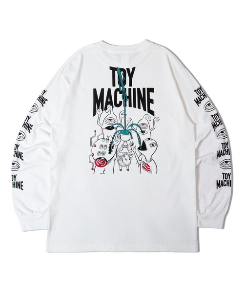 TOY MACHINE(トイ マシーン)の「TOY MACHINE BLOOD HEND LONG TEE(Tシャツ/カットソー・メンズ・ブラック/ホワイト・M/L/XL)」の2枚目の写真
