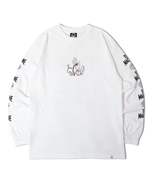 TOY MACHINE(トイ マシーン)の「TOY MACHINE BLOOD HEND LONG TEE(Tシャツ/カットソー・メンズ・ブラック/ホワイト・M/L/XL)」の3枚目の写真