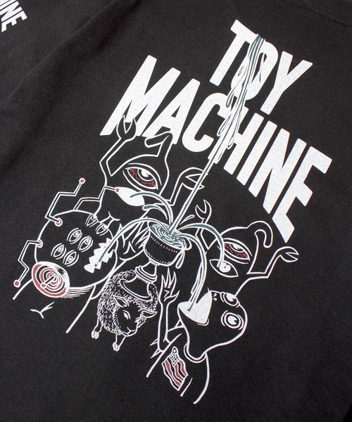 TOY MACHINE(トイ マシーン)の「TOY MACHINE BLOOD HEND LONG TEE(Tシャツ/カットソー・メンズ・ブラック/ホワイト・M/L/XL)」の9枚目の写真