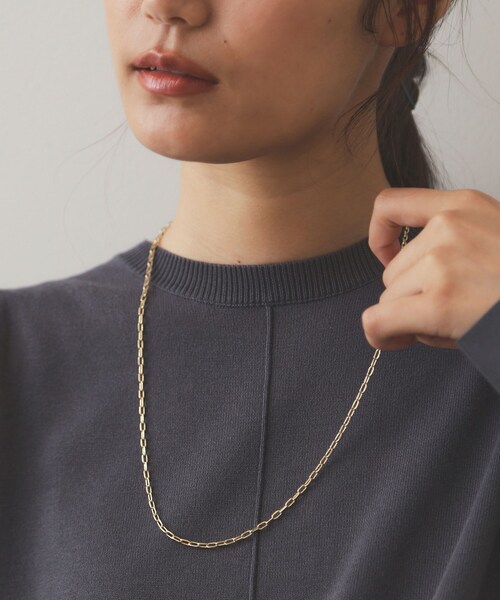 OPAQUE.CLIP(オペークドットクリップ)の「◆2WAYスライドチェーンネックレス(ネックレス・レディース・シルバー/ゴールド・00)」の9枚目の写真