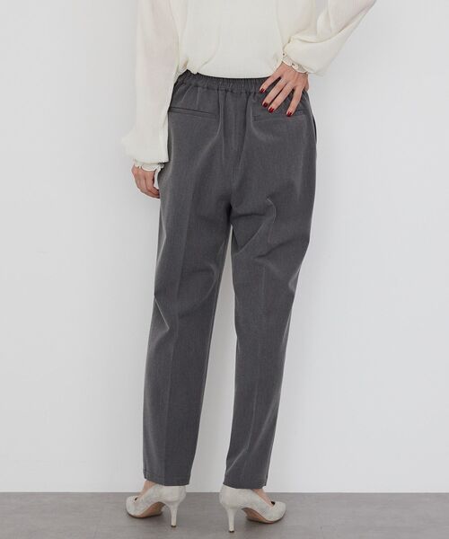 Ameri VINTAGE　スリット　スエード　テーパード　パンツ　ブラック Ameri VINTAGE スリット スエード テーパード パンツ ブラック