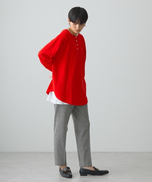 AMERICAN HOLIC(アメリカンホリック)の「美・美・美テーパードパンツ(その他パンツ・レディース・チェック/ブラック/杢グレー・L/M/XL/S/XS)」の13枚目の写真