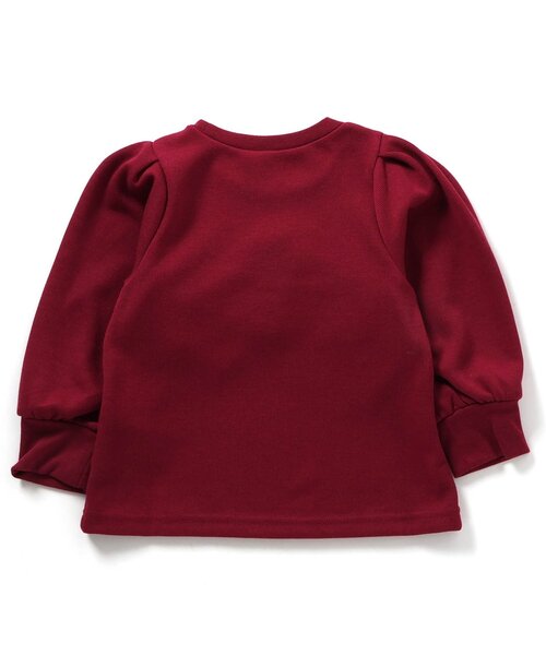 apres les cours（アプレレクール）の「【WEB限定】フロントリボンパールトレーナー（スウェット・キッズ・エンジ/アイボリー/ブラック・140/130/120/110/100/90/80）」の9枚目の写真