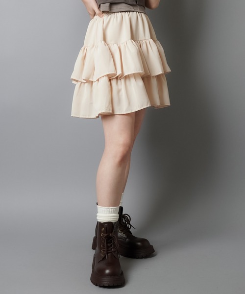 Spick&Span ティアードフリルスカート 38 Spick&Span ティアードフリルスカート 38