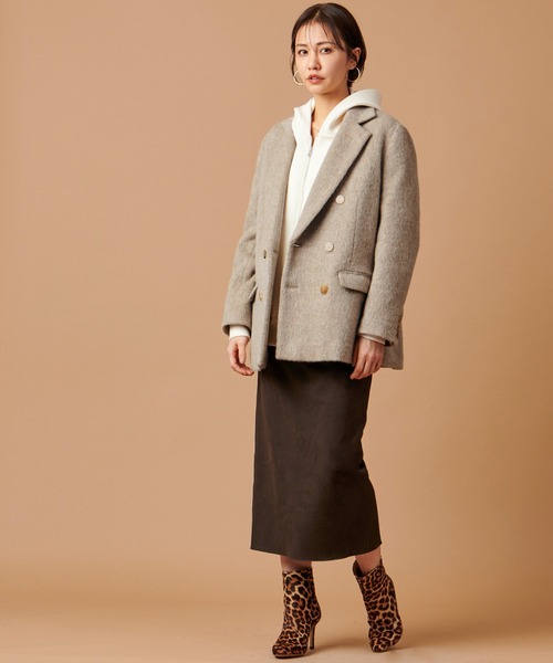marmors shaggy double tailored jacket