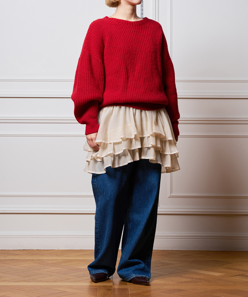 BASERANGE/ベースレンジ MEA PULLOVER ニット KMEPRW-WI24（ニット