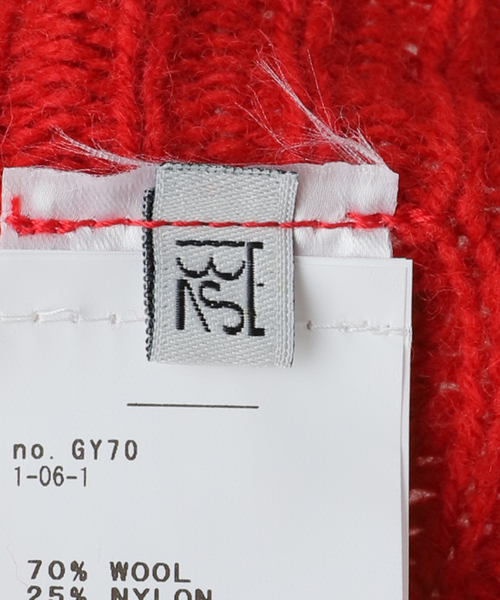 IENA LA BOUCLE(イエナラブークル)の「BASERANGE/ベースレンジ MEA PULLOVER ニット KMEPRW-WI24(ニット/セーター・レディース・レッド・X-SMALL)」の14枚目の写真