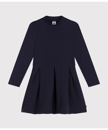 プチバトーPETIT BATEAU ニット長袖ワンピース6ans/116cm プチバトー PETIT BATEAU ニットワンピース （ダークネイビー