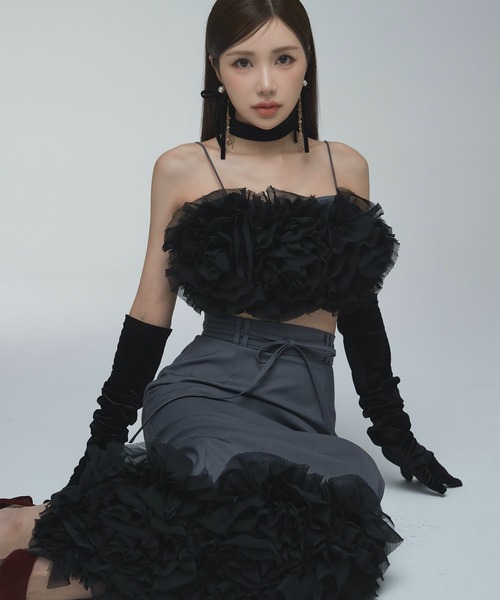 フラワーモチーフトップス（その他トップス）｜eimy istoire（エイミーイストワール） 25,300円