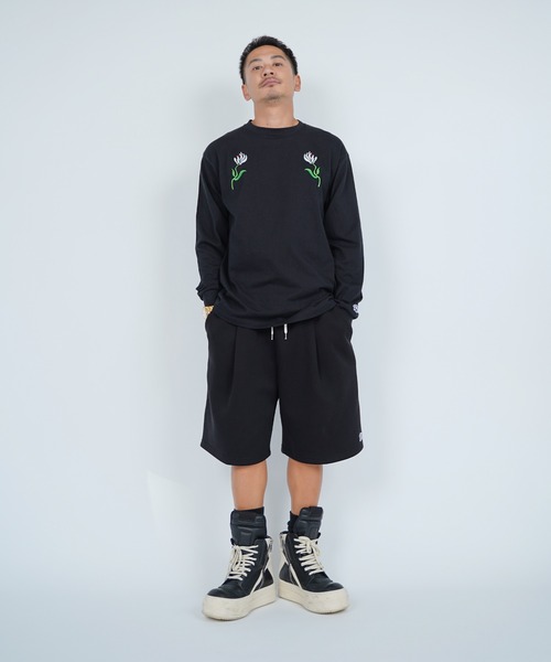 #Re:room(リルーム)の「マーファフラワーエンブロイダリーロングスリーブ(Tシャツ/カットソー・メンズ・ホワイト/ブラック・S-M/M-L/L-XL)」の14枚目の写真