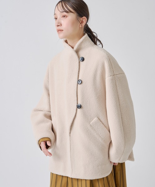 セール】「KELEN / ケレン」 デザインカラーボアコート IOLL（その他