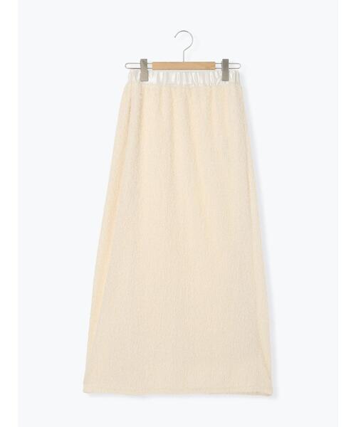 ehka sopo(エヘカソポ)の「フリンジシャギーラメスカート(スカート・レディース・キナリ/オリーブ/ブラック・F)」の16枚目の写真