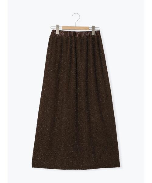 ehka sopo(エヘカソポ)の「フリンジシャギーラメスカート(スカート・レディース・キナリ/オリーブ/ブラック・F)」の17枚目の写真