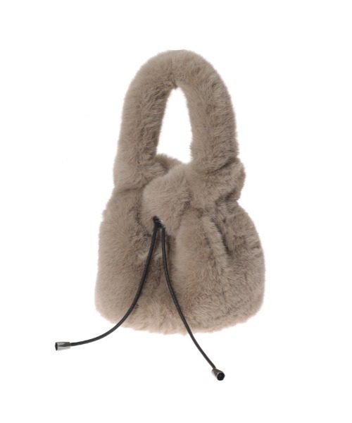 fifth(フィフス)の「フェイクファーバケットバッグ(ハンドバッグ・レディース・ブラック/グレー/モカ/ピンク・FREE)」の19枚目の写真