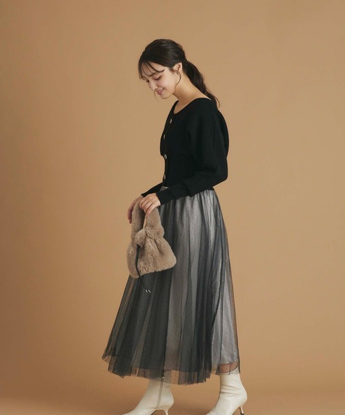 fifth(フィフス)の「フェイクファーバケットバッグ(ハンドバッグ・レディース・ブラック/グレー/モカ/ピンク・FREE)」の14枚目の写真