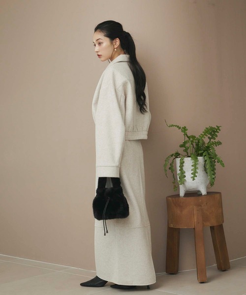 fifth(フィフス)の「フェイクファーバケットバッグ(ハンドバッグ・レディース・ブラック/グレー/モカ/ピンク・FREE)」の11枚目の写真