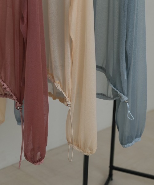 Bab(バブ)の「シアードロストトップス(Tシャツ/カットソー・レディース・ホワイト系その他/ピンク/サックスブルー・FREE)」の5枚目の写真