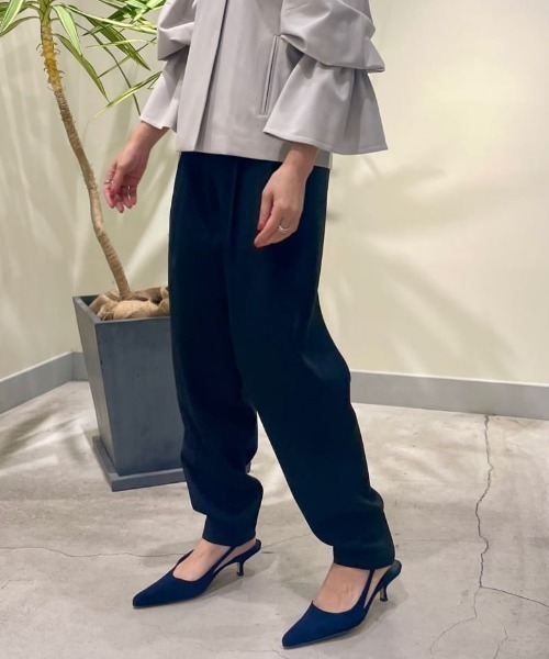 セール 30%OFF】《LE PHIL》ドライウールクロスタックパンツ