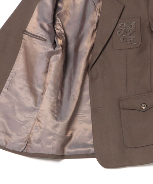 ウールミックスジャケット SU0107【Moromoro2】【2024AW】（テーラード