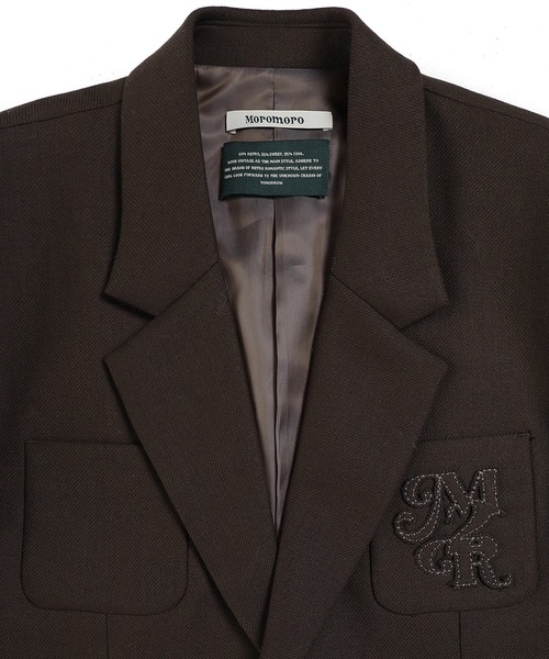 ウールミックスジャケット SU0107【Moromoro2】【2024AW】（テーラード
