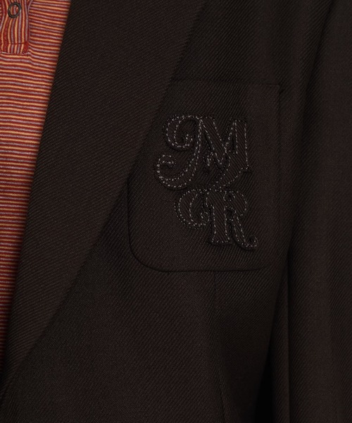 Moromoro2(モロモロ)の「ウールミックスジャケット SU0107【Moromoro2】【2024AW】(テーラードジャケット・レディース・ブラウン/ブラック・L/M/S/XS)」の8枚目の写真