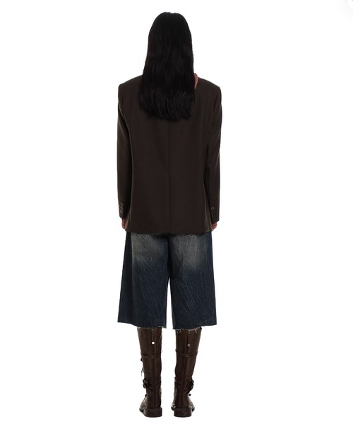 Moromoro2(モロモロ)の「ウールミックスジャケット SU0107【Moromoro2】【2024AW】(テーラードジャケット・レディース・ブラウン/ブラック・L/M/S/XS)」の13枚目の写真