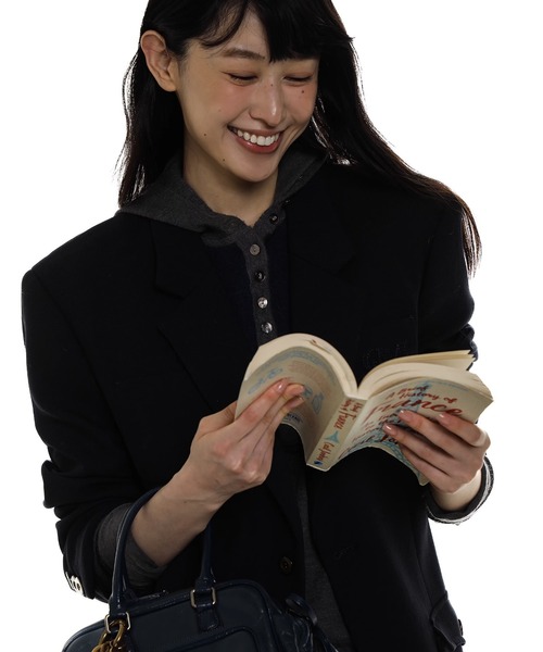 Moromoro2(モロモロ)の「ウールミックスジャケット SU0107【Moromoro2】【2024AW】(テーラードジャケット・レディース・ブラウン/ブラック・L/M/S/XS)」の16枚目の写真