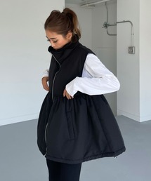 CHERI since1985（シェリ）の「ボア中綿フレアベスト（ベスト）」