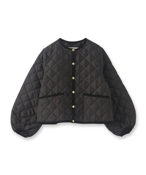 Traditional Weatherwear(トラディショナルウェザーウェア)の「Traditional Weatherwear(トラディショナル ウェザーウェア)ARKLEY PUFF SLEEVE アークリー パフスリーブ(その他アウター・レディース・オフホワイト/ブラック・00)」の1枚目の写真
