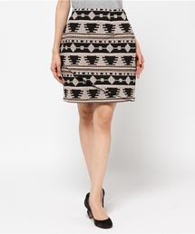 mystic | 【mystic】トライバル柄フロント重ねスカート(スカート)