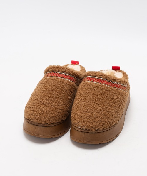 セール】もこもこボア 厚底 サボサンダル（サンダル）｜SVEC