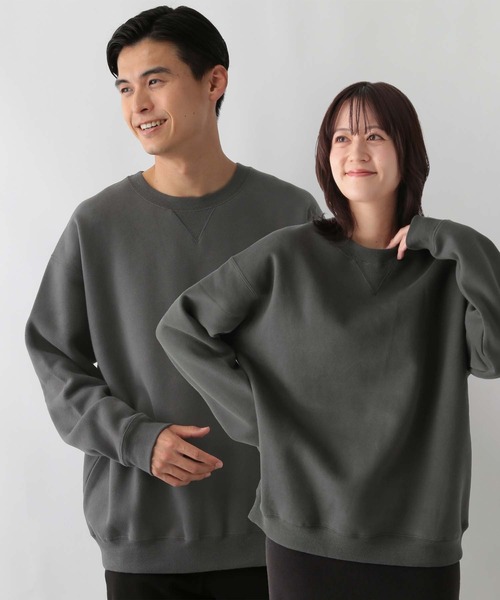 GLOBAL WORK Smile Seed Store(グローバルワーク スマイルシードストア)の「WARMヘタリにくいスウェット/149886(スウェット・メンズ・チャコール/オレンジ/ライトグレー/ブラック/ブルー系その他6/アイボリー・SMALL/MEDIUM/LARGE/X-LARGE)」の4枚目の写真