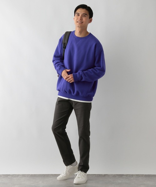 GLOBAL WORK Smile Seed Store(グローバルワーク スマイルシードストア)の「WARMヘタリにくいスウェット/149886(スウェット・メンズ・チャコール/オレンジ/ライトグレー/ブラック/ブルー系その他6/アイボリー・SMALL/MEDIUM/LARGE/X-LARGE)」の18枚目の写真