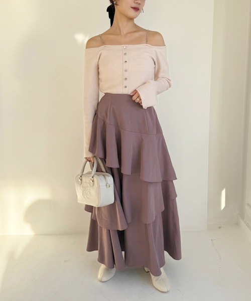 セール】フリルロングスカート（スカート）｜one after another NICE