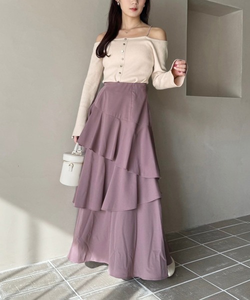 【新品】NICECLAUP ナイスクラップ フリルロンパース one after another NICE CLAUP（ワンアフターアナザーナイ