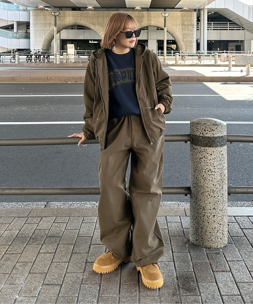 セール】スタッズコットンパンツ【SETUP着用可能】（デニムパンツ  